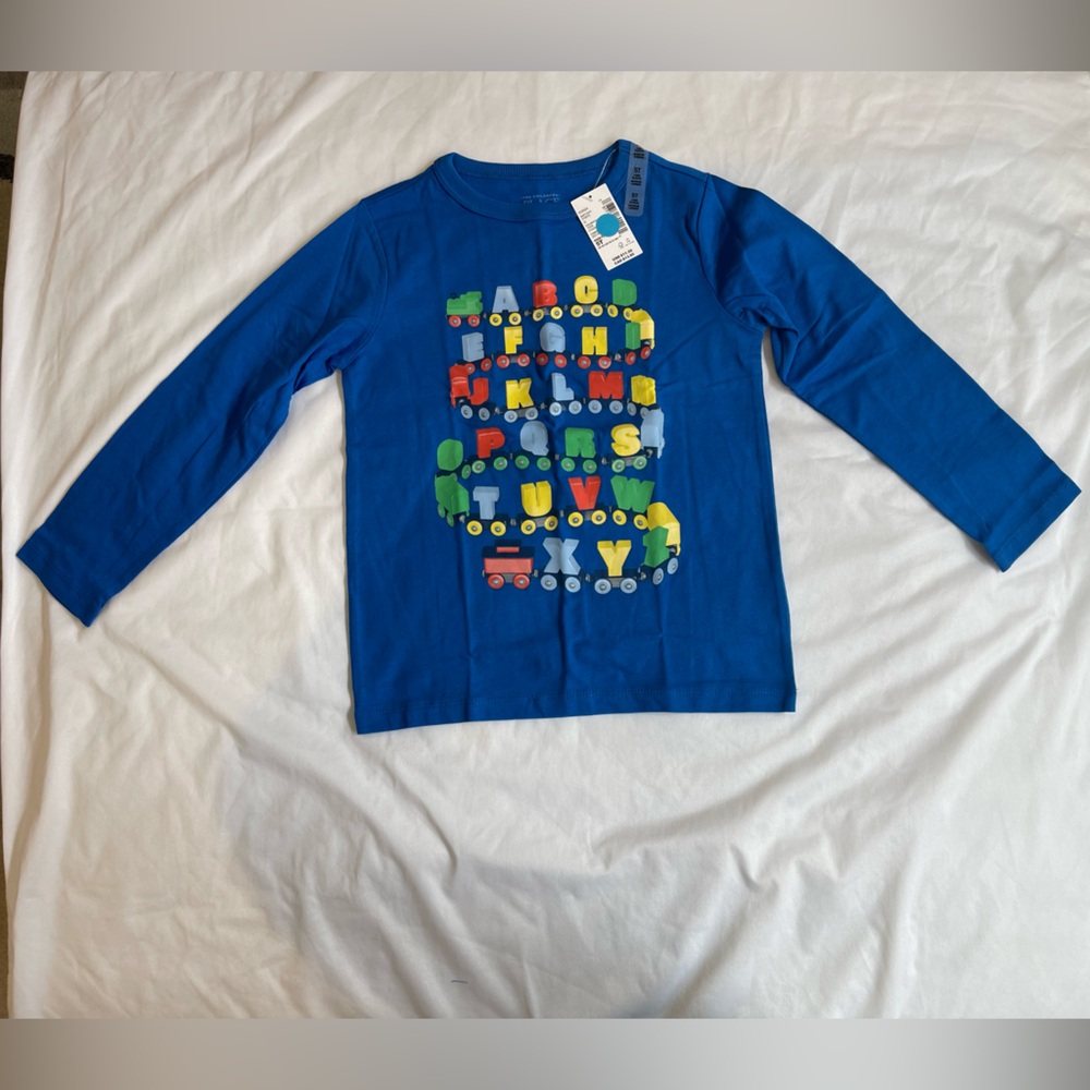 The Children's Place Alphabet Train Long Sleeve